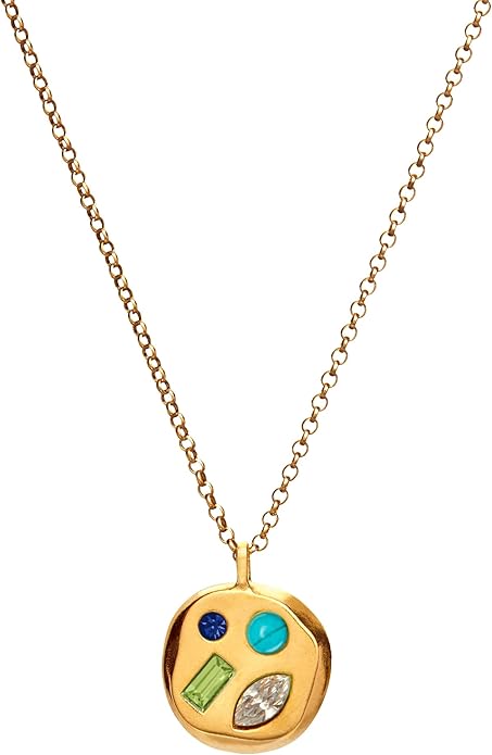 Birthdate 14k Gold Necklace for Women - 16-20in Adjustable 14 Karat Gold Chain with Lobster Clasp - Cadenas de Oro 14k Puro Para Mujer, Ladies Jewelry Birthstone