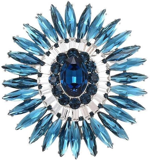 Rhinestone Brooch for Women Rhinestone Brooches Pins Crystal Lapel Pin Jewelry Christmas Valentine's Day Gift for Wife Girlfriend