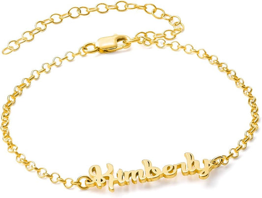 Choose your style Personalized Name Anklet/Bracelet – Dainty Jewelry Gift for Women, Mom, Wife, Girlfriend - Valentine’s Day, Mother’s Day, Christmas