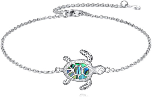 YFN Anklets Bracelet for Women Sterling Silver Butterfly Heart Tree Hummingbird Cardinal Anklet Charm Chain Bracelet Beach Foot Jewelry for Women
