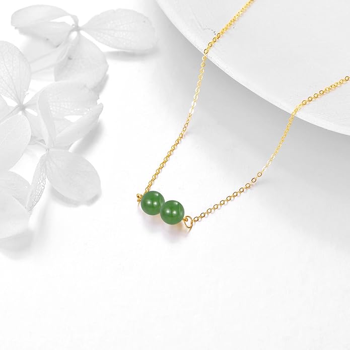 KECHO 14K Real Gold Freshwater Cultured Pearl Pendant Necklace 14K Solid Gold Jewelry Anniversary Birthday Gifts for Women