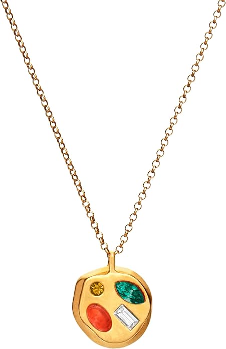 Birthdate 14k Gold Necklace for Women - 16-20in Adjustable 14 Karat Gold Chain with Lobster Clasp - Cadenas de Oro 14k Puro Para Mujer, Ladies Jewelry Birthstone