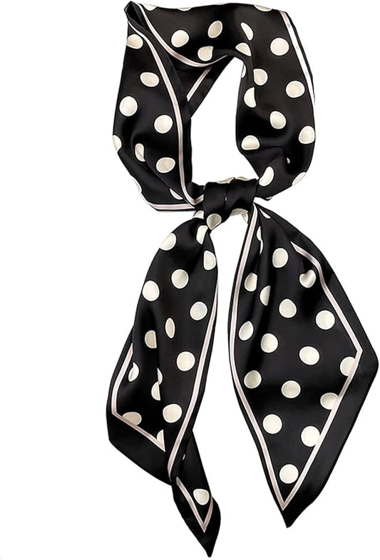 kcctoo 59" Mulberry Silk Like Head Scarf Women's Fashion Square Neck Satin Scarfs for Bag Hair Scarves Gift 59 * 5.9”