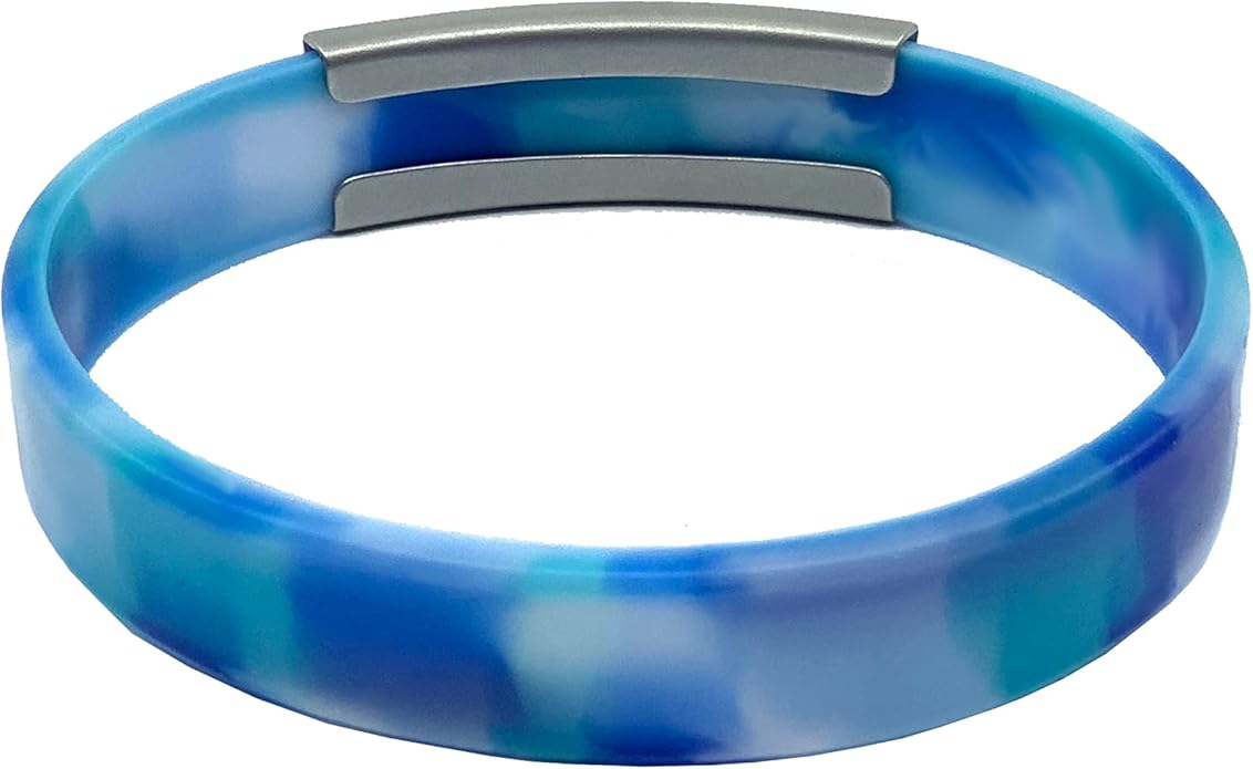 Personalized Medical Alert Bracelet for Men & Women – Custom Engraved Waterproof Silicone Wristband with Stainless Steel ID Plate – Medical ID Bracelet for Allergies, Conditions, ICE Info & Emergency Card