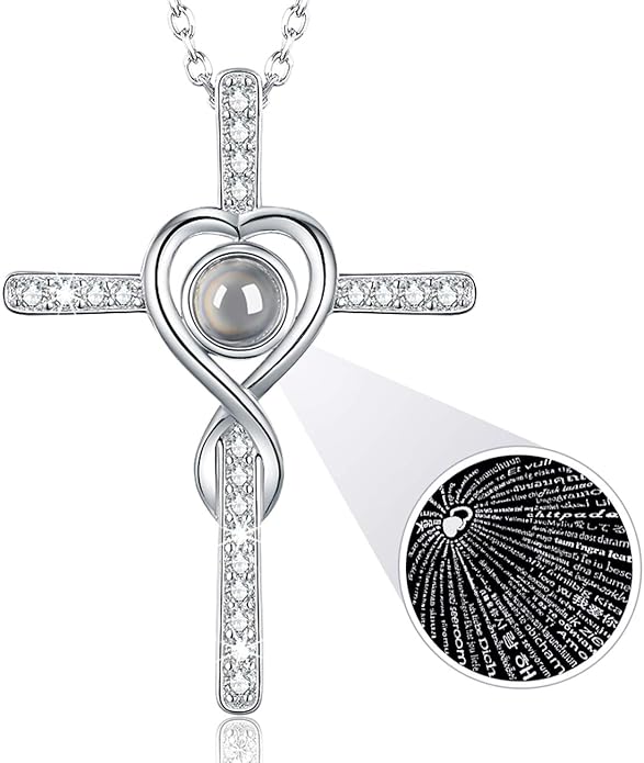 Dorella Love Infinity Christmas Jewelry for Women Birthday Gifts Wife Mom December January Birthstones Blue Topaz Garnet and More Stones Jewelry 925 Sterling Silver