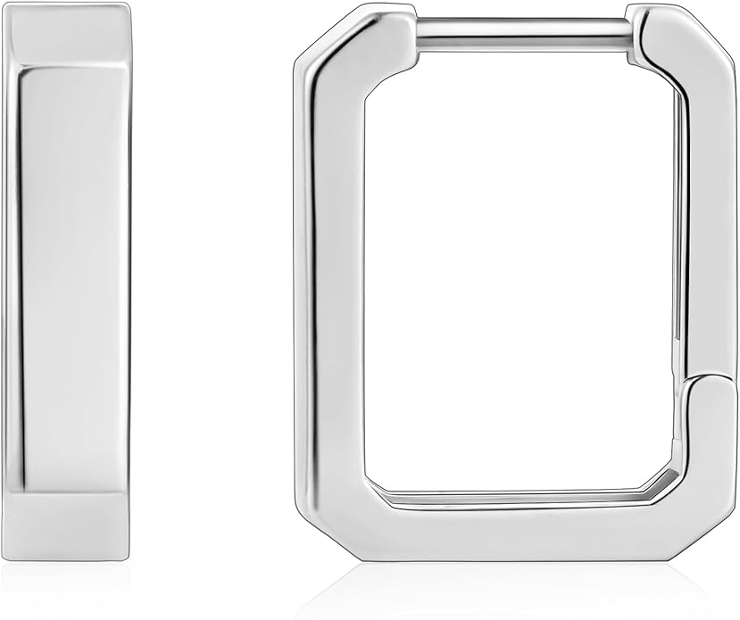 Gacimy Gold Huggie Hoop Earrings for Women 14k Gold Plated, Small Hoop Earrings for Women, 1/2 Inch Yellow Color Earrings for Women