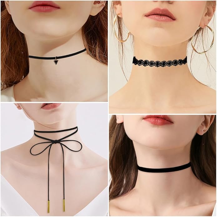 Choker Necklace for Women, Choker Necklaces for Woman, Black Choker, Chokers for Women