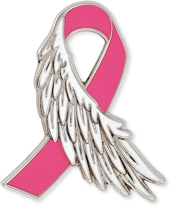 PinMarts Breast Cancer Ribbons and Breast Cancer Awareness Enamel Pins - Perfect Breast Cancer Gifts for Women, Events, Fundraisers, and Breast Cancer Awareness Decoration