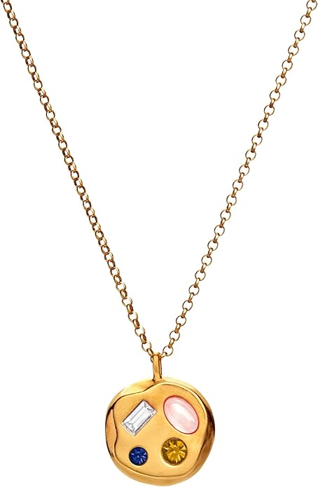 Birthdate 14k Gold Necklace for Women - 16-20in Adjustable 14 Karat Gold Chain with Lobster Clasp - Cadenas de Oro 14k Puro Para Mujer, Ladies Jewelry Birthstone