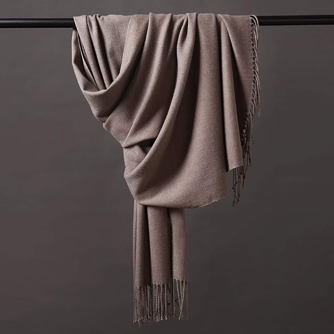 HOYAYO Extra Large Thick Pashmina Shawl Wraps - Wool Soft Winter Warm Scarves Travel Blanket for Women