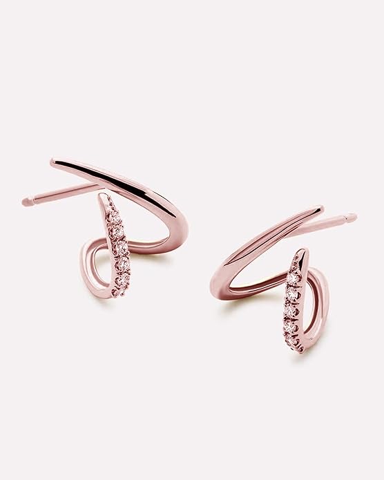 Gold Earrings for Women Trendy 14K Gold Plated Stud Earrings Dainty Minimalis Hypoallergenic CZ Earrings Jewelry Gifts for Her