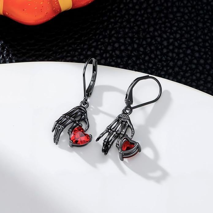JUSTKIDSTOY Witches Knot Earrings for Women 925 Sterling Silver Nudo De Bruja Dangle Leverback Earrings Celtic Jewelry Halloween Birthday Gift