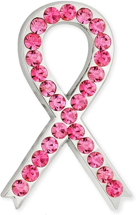 PinMarts Breast Cancer Ribbons and Breast Cancer Awareness Enamel Pins - Perfect Breast Cancer Gifts for Women, Events, Fundraisers, and Breast Cancer Awareness Decoration