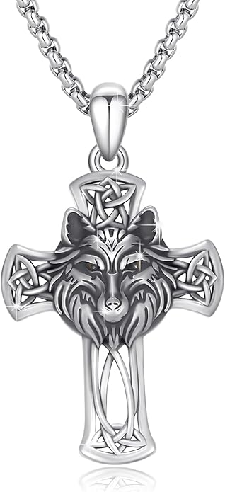 YEESIA Cross Necklace for Men Women 925 Sterling Silver Christian Pendant Religious Jewelry Gift for Men Women.