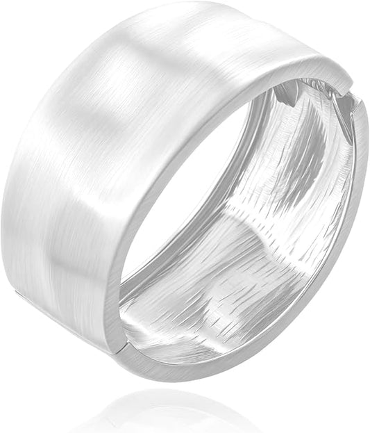 Bangle Bracelets for Women | 14K Gold Plated Trendy Wide Bracelets | Hinged Arm Cuff Bangles Chunky Bracelet for Women