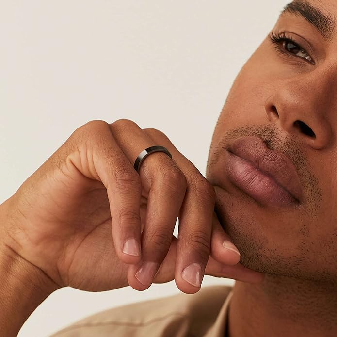NOKMIT 3mm 14K Gold Filled Rings for Women Dainty Gold Stacking Stackable Band Thin Gold Thumb Pinky Finger Ring Non Tarnish Comfort Fit Size 4 to 11