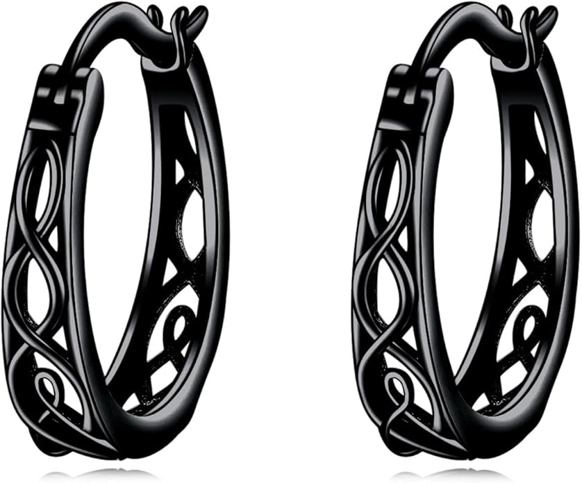 Sterling Silver Hoop Earrings Small Hoop Sun/Leaf/Triangle Huggie Earrings for Women Hypoallergenic
