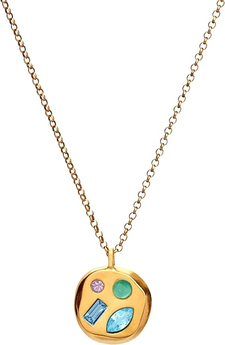 Birthdate 14k Gold Necklace for Women - 16-20in Adjustable 14 Karat Gold Chain with Lobster Clasp - Cadenas de Oro 14k Puro Para Mujer, Ladies Jewelry Birthstone