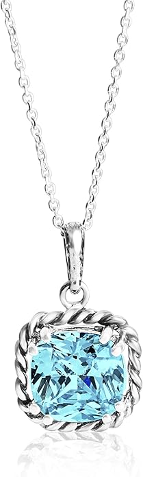 JEAN RACHEL JEWELRY 925 Sterling Silver Necklace for Women - Rope with Cubic Zirconia Vintage Design - Hypoallergenic, Lead & Nickel Free Jewelry - Artisan Handcrafted Statement Necklace