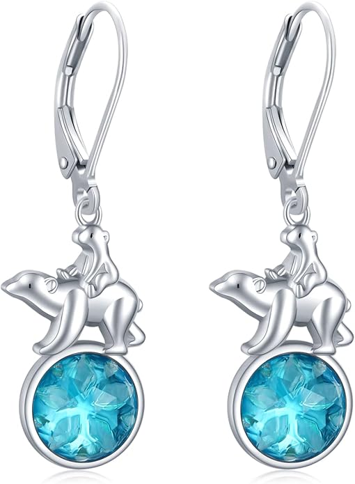 925 Sterling Silver Animals and Plants Dangle Drop Earrings for Women Hypoallergenic Gift for Women Mom Wife Her, Mother’s Day, Birthday, Anniversary
