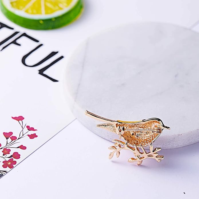 Fashion Cute Crystal Swallow Brooches Pin Bird Shape Corsage Jewelry (3PCS)