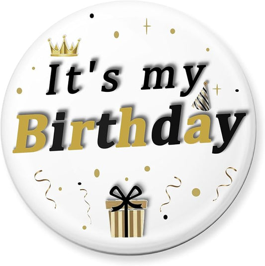 DAYANEY Enamel Pins for Backpacks, Happy Birthday Pin for Girls Boys Women men, Ello Worm Anime Pins, Its My Birthday Pin Brooch Button, Live Laugh Toaster Bath Vintage Badge for Women