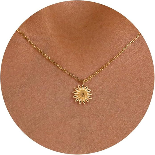 Gold Necklace for Women-14k Gold Plated Infinity Necklace Star Of David Necklace Evil Eye Cross Pendants Heart Dainty Gold Necklace For Women
