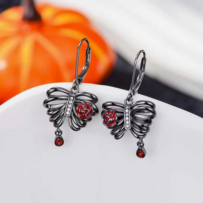 JUSTKIDSTOY Witches Knot Earrings for Women 925 Sterling Silver Nudo De Bruja Dangle Leverback Earrings Celtic Jewelry Halloween Birthday Gift