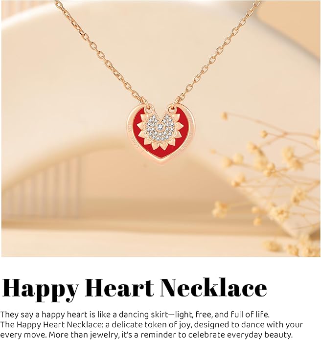 RONYOSTING Multi-Style Love Heart Necklace with Birthstone,14k White Gold Plated Sliver|Bow Pendant Necklaces for Christmas, Dainty Gifts for Birthday Valentine