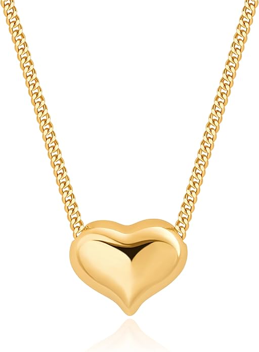Aobei Pearl 18K Gold Plated Paperclip Chain Choker Satellite Chain Freshwater Cultured Biwa Pearl Pendant Necklace Dainty Jewelry for Women