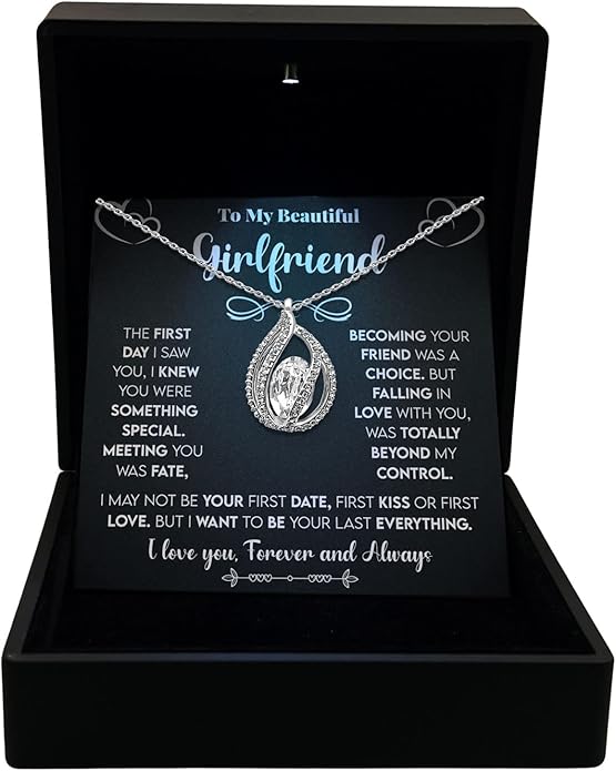 TRYNDI To My Wife Necklace from Husband - Soulmate, Girlfriend, Fiance Gift for Anniversary, Birthday, Christmas, Valentine's Day, Mother's Day - Romantic Wife Christmas Gift ideas