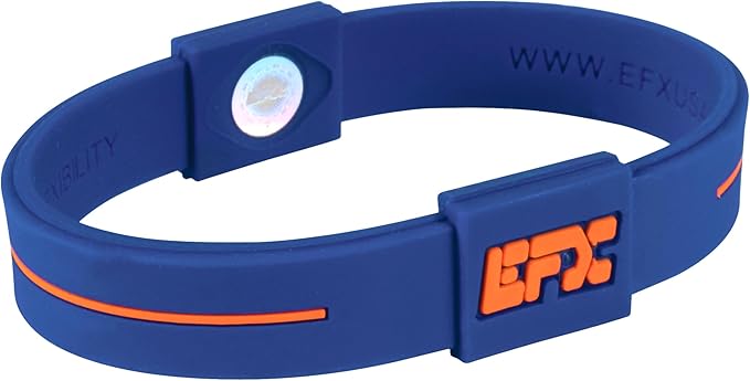 EFX Performance Surgical-Grade Silicone Balance Bracelet with Programmed Holograms for Balance, Strength, Flexibility, Energy | Waterproof & Sweatproof Bracelet for Men and Women | Great for Seniors