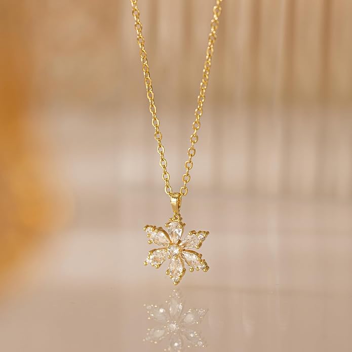 Gold Necklace for Women-14K Gold Plated Bow,Dragon,Shell, Palm Tree, Seahorse, Conch Shell,Sardines, Cowboy Boot,Bat,Bunny Pendant Beachy Jewelry for Women Gifts