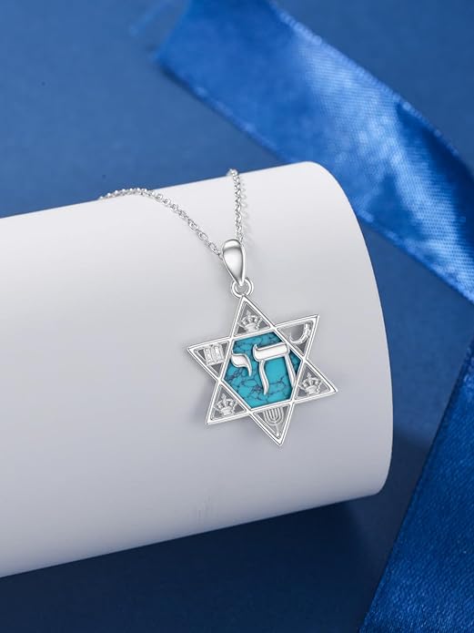 Seiyang 925 Sterling Silver Mustard Seed/Cross/Star of David/Triquetra Trinity Knot/Celtic/Claddagh Necklace Christian/Irish Jewelry Gifts for Women Mom Her
