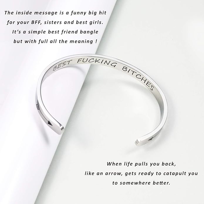 SAM & LORI Personal Bracelets for Teens/Women-Inspirational Jewelry Gifts (Various Designs) for Daughter/Sister/Mom/Friends-Adjustable Bracelet in a Pretty Gift Box