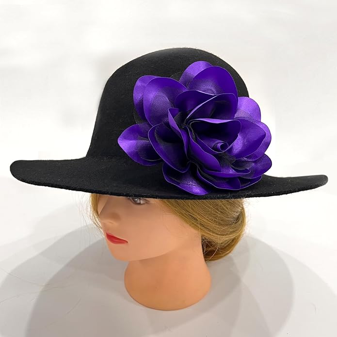 Women's Brooches 4pcs Rose Flower Hair Clip Flamenco Dancer Pin up Mexican Hair Flowers Clips Hairpin Brooch Tea Party Hats Headpieces