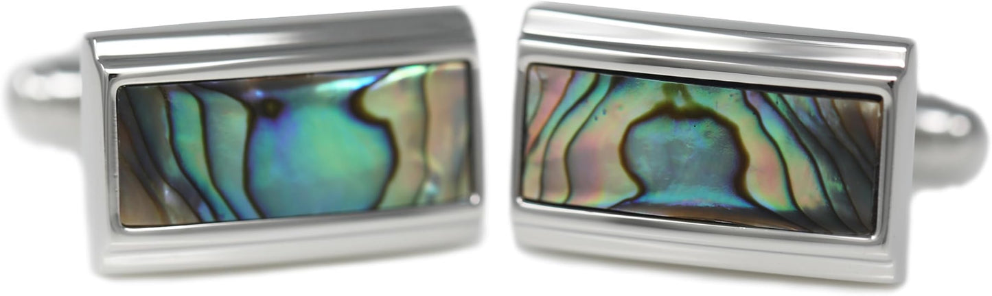 MENDEPOT Cufflinks And Tie Clip Set Men Wedding Accessory Gift Father's Day Birthday Cuff Links Tie Bar