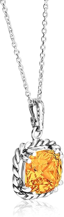 JEAN RACHEL JEWELRY 925 Sterling Silver Necklace for Women - Rope with Cubic Zirconia Vintage Design - Hypoallergenic, Lead & Nickel Free Jewelry - Artisan Handcrafted Statement Necklace