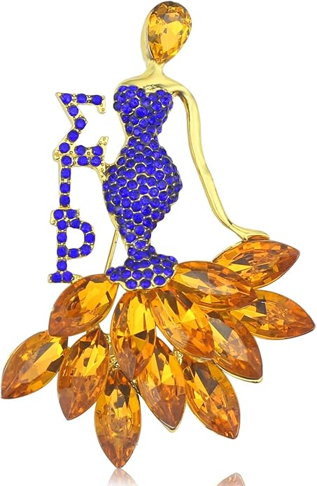 Rhinestone SGRho Brooch Pin for Women 1922 Sigmaa Gift Greek SGRho Jewelry Sorority Paraphernalia Gifts for Soror Sister