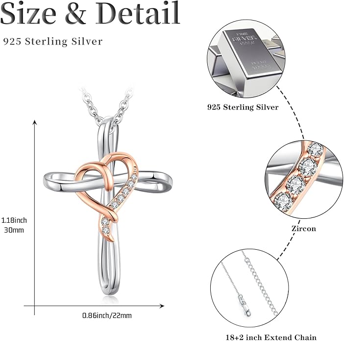 Mother's Day Necklace Gifts 925 Sterling Silver Mom/Wife/Grandma/Nana/Family I Love You Mom Necklace for Women Jewelry Birthday Gifts for Couple