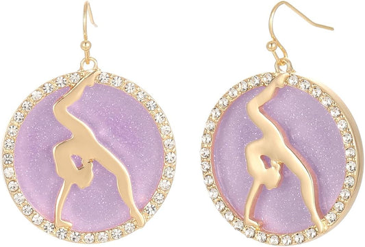 Madison Tyler 80s 90s Sport Earrings for Women | Funny Dangle Earrings for Women | 90s Vintage Dangling Earrings for Women | Jewelry Gift for Women