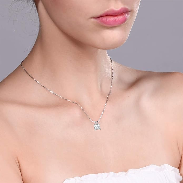 The Diamond Deal 1/4 Carat - 5 Carat | IGI Certified Lab Grown Diamond Pendant Necklace For Women | 14K White, Yellow Or Rose Gold | Lab Created Solitaire Lab-Grown Diamond Pendant Necklace