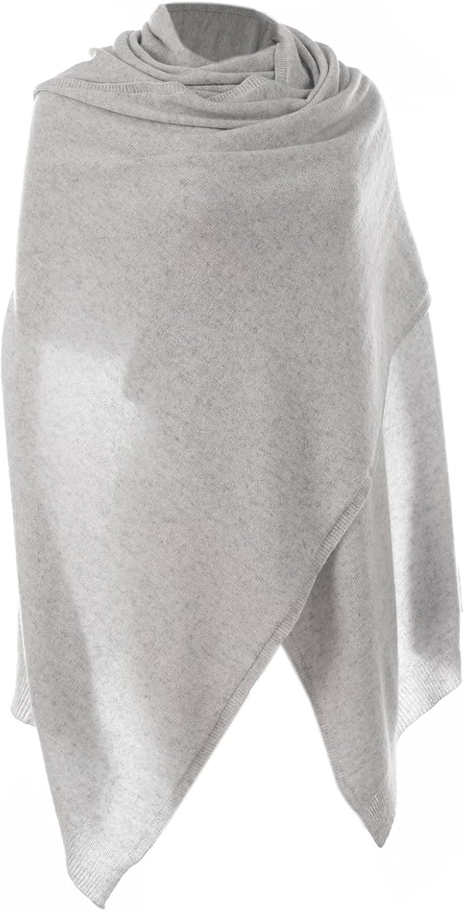 ENETIX Women's Cashmere Wool Oversized Shawl Wrap, Solid Color Pashmina Ultra Soft Stole Scarf for Women with Gift Box