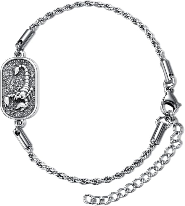 SIMONLY Zodiac Bracelet 925 Sterling Silver Constellation Anklet Horoscope Zodiac Jewelry Christmas Birthday Astrology Gifts for Women Men Unisex