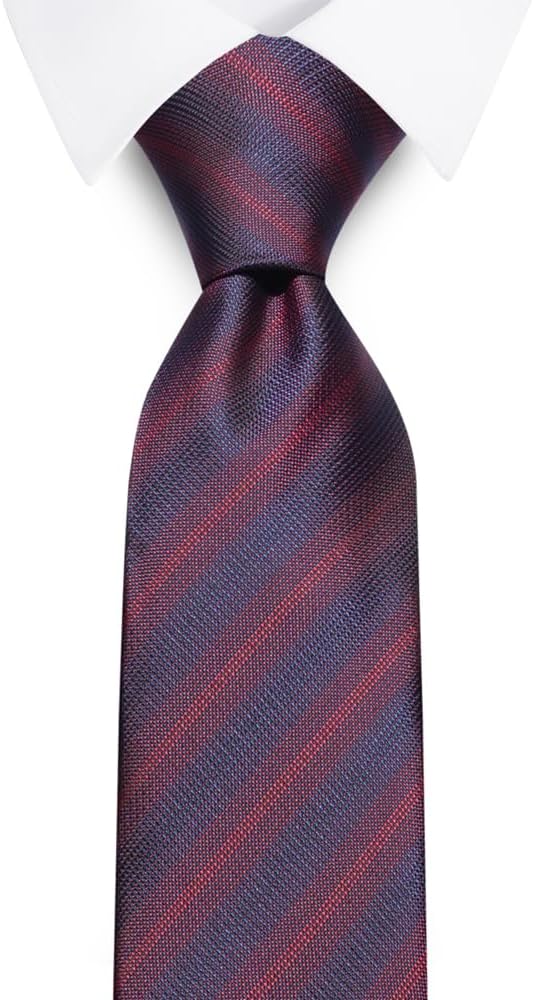 joy alice Ties Set Men Mixed Color Necktie Handkerchief Cufflinks Brooch 3.15 Formal