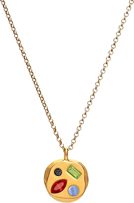 Birthdate 14k Gold Necklace for Women - 16-20in Adjustable 14 Karat Gold Chain with Lobster Clasp - Cadenas de Oro 14k Puro Para Mujer, Ladies Jewelry Birthstone