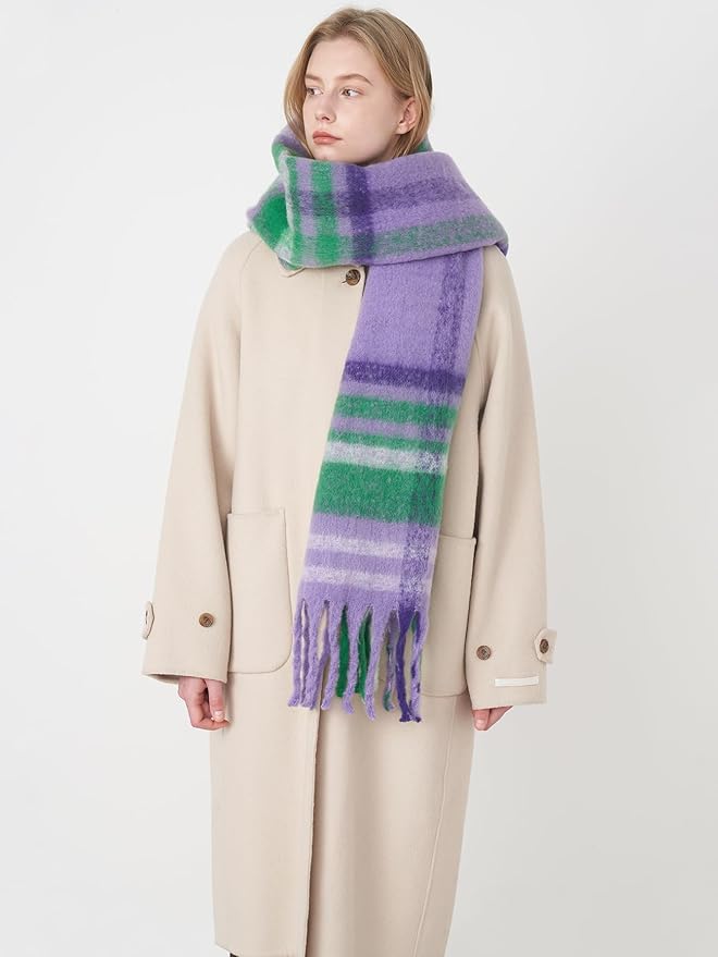 Halemet Vintage Scarfs for Women Warm Shawls and Wraps for Evening Dresses Soft Poncho Coat Thick Cardigan Wrap Cozy 2026