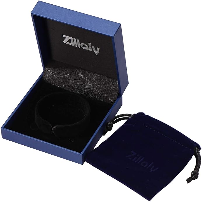Men's Stainless Steel Two-Tone Square Link diamond Bracelet in Black & Blue Ion-Plated Black