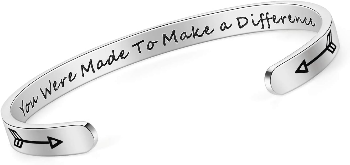 SAM & LORI Personal Bracelets for Teens/Women-Inspirational Jewelry Gifts (Various Designs) for Daughter/Sister/Mom/Friends-Adjustable Bracelet in a Pretty Gift Box
