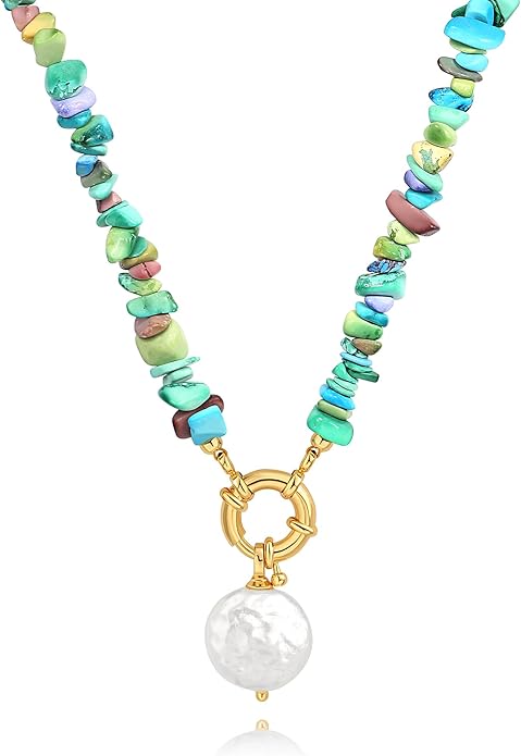 CANEVINKA 18K Gold Plate Coin Pendant Necklace for Women Dainty Compass Sunflower Necklaces Personalized Chain Layered Jewelry